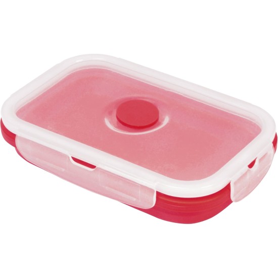 Fackelmann Cat & Dog Pet Bowl + Lid Foldable Silicone Food Bowl (Colour: Red, Grey - Not Selectable), Quantity: 1 Piece Fackelmann Cat & Dog Pet Bowl + Lid Foldable Silicone Food Bowl (Colour: Red, Grey - Not Selectable), Quantity: 1 Piece