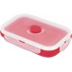 Fackelmann Cat & Dog Pet Bowl + Lid Foldable Silicone Food Bowl (Colour: Red, Grey - Not Selectable), Quantity: 1 Piece Fackelmann Cat & Dog Pet Bowl + Lid Foldable Silicone Food Bowl (Colour: Red, Grey - Not Selectable), Quantity: 1 Piece