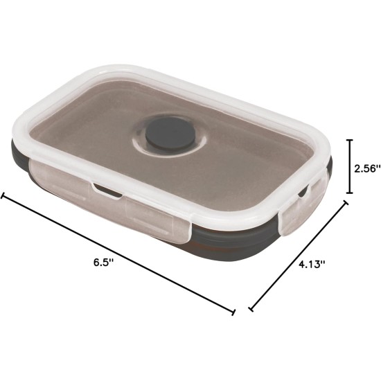 Fackelmann Cat & Dog Pet Bowl + Lid Foldable Silicone Food Bowl (Colour: Red, Grey - Not Selectable), Quantity: 1 Piece Fackelmann Cat & Dog Pet Bowl + Lid Foldable Silicone Food Bowl (Colour: Red, Grey - Not Selectable), Quantity: 1 Piece