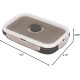 Fackelmann Cat & Dog Pet Bowl + Lid Foldable Silicone Food Bowl (Colour: Red, Grey - Not Selectable), Quantity: 1 Piece Fackelmann Cat & Dog Pet Bowl + Lid Foldable Silicone Food Bowl (Colour: Red, Grey - Not Selectable), Quantity: 1 Piece