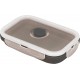 Fackelmann Cat & Dog Pet Bowl + Lid Foldable Silicone Food Bowl (Colour: Red, Grey - Not Selectable), Quantity: 1 Piece Fackelmann Cat & Dog Pet Bowl + Lid Foldable Silicone Food Bowl (Colour: Red, Grey - Not Selectable), Quantity: 1 Piece