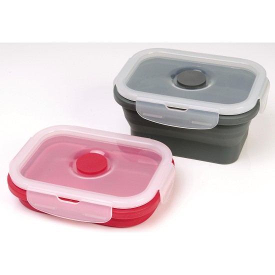Fackelmann Cat & Dog Pet Bowl + Lid Foldable Silicone Food Bowl (Colour: Red, Grey - Not Selectable), Quantity: 1 Piece Fackelmann Cat & Dog Pet Bowl + Lid Foldable Silicone Food Bowl (Colour: Red, Grey - Not Selectable), Quantity: 1 Piece