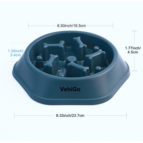 Feeding Bowl for Dogs for Small & Medium Breeds, Anti-Choking Puzzle Dog Bowl, Non-Slip Interactive Dog Feeder for Healthy Eating Habits, Dishwasher Safe (M, Blue) Feeding Bowl for Dogs for Small & Medium Breeds, Anti-Choking Puzzle Dog Bowl, Non-Slip Interactive Dog Feeder for Healthy Eating Habits, Dishwasher Safe (M, Blue)
