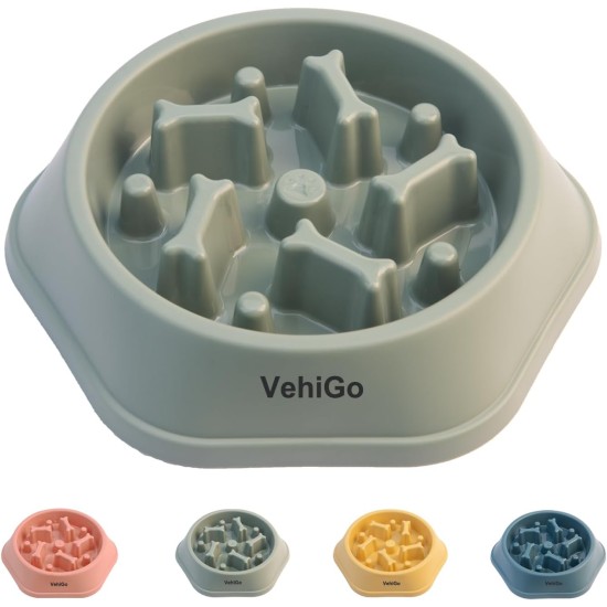 Feeding Bowl for Dogs for Small & Medium Breeds, Anti-Choking Puzzle Dog Bowl, Non-Slip Interactive Dog Feeder for Healthy Eating Habits, Dishwasher Safe (M, Blue) Feeding Bowl for Dogs for Small & Medium Breeds, Anti-Choking Puzzle Dog Bowl, Non-Slip Interactive Dog Feeder for Healthy Eating Habits, Dishwasher Safe (M, Blue)