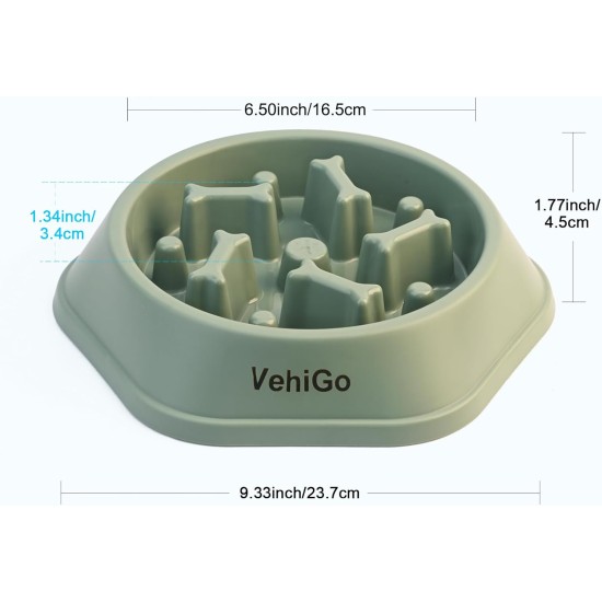 Feeding Bowl for Dogs for Small & Medium Breeds, Anti-Choking Puzzle Dog Bowl, Non-Slip Interactive Dog Feeder for Healthy Eating Habits, Dishwasher Safe (M, Blue) Feeding Bowl for Dogs for Small & Medium Breeds, Anti-Choking Puzzle Dog Bowl, Non-Slip Interactive Dog Feeder for Healthy Eating Habits, Dishwasher Safe (M, Blue)
