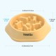 Feeding Bowl for Dogs for Small & Medium Breeds, Anti-Choking Puzzle Dog Bowl, Non-Slip Interactive Dog Feeder for Healthy Eating Habits, Dishwasher Safe (M, Blue)