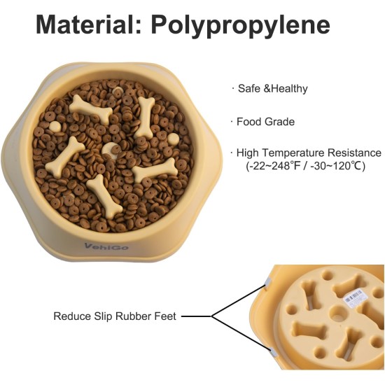 Feeding Bowl for Dogs for Small & Medium Breeds, Anti-Choking Puzzle Dog Bowl, Non-Slip Interactive Dog Feeder for Healthy Eating Habits, Dishwasher Safe (M, Blue) Feeding Bowl for Dogs for Small & Medium Breeds, Anti-Choking Puzzle Dog Bowl, Non-Slip Interactive Dog Feeder for Healthy Eating Habits, Dishwasher Safe (M, Blue)