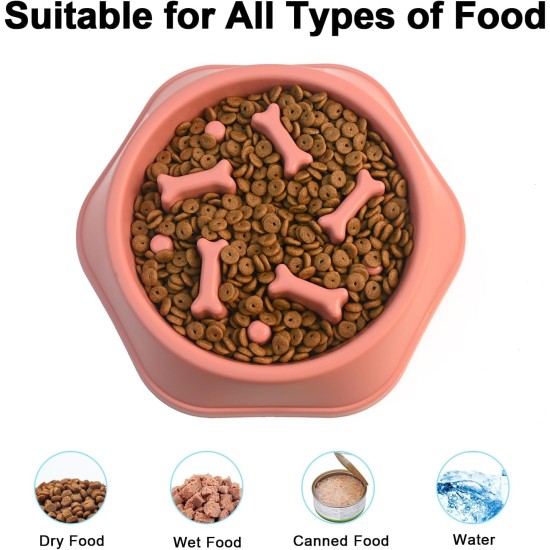 Feeding Bowl for Dogs for Small & Medium Breeds, Anti-Choking Puzzle Dog Bowl, Non-Slip Interactive Dog Feeder for Healthy Eating Habits, Dishwasher Safe (M, Blue) Feeding Bowl for Dogs for Small & Medium Breeds, Anti-Choking Puzzle Dog Bowl, Non-Slip Interactive Dog Feeder for Healthy Eating Habits, Dishwasher Safe (M, Blue)