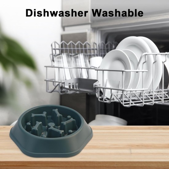 Feeding Bowl for Dogs for Small & Medium Breeds, Anti-Choking Puzzle Dog Bowl, Non-Slip Interactive Dog Feeder for Healthy Eating Habits, Dishwasher Safe (M, Blue) Feeding Bowl for Dogs for Small & Medium Breeds, Anti-Choking Puzzle Dog Bowl, Non-Slip Interactive Dog Feeder for Healthy Eating Habits, Dishwasher Safe (M, Blue)