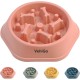 Feeding Bowl for Dogs for Small & Medium Breeds, Anti-Choking Puzzle Dog Bowl, Non-Slip Interactive Dog Feeder for Healthy Eating Habits, Dishwasher Safe (M, Blue)