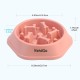 Feeding Bowl for Dogs for Small & Medium Breeds, Anti-Choking Puzzle Dog Bowl, Non-Slip Interactive Dog Feeder for Healthy Eating Habits, Dishwasher Safe (M, Blue)