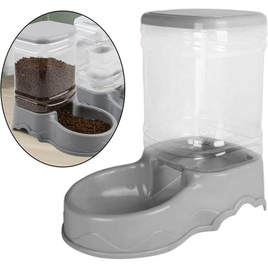 Fenteer Automatic Cat Feeder for Dogs, Pet Feeder, Water Drinking Bowl for Medium Puppy Kittens - Blue Automatic Feeder Fenteer Automatic Cat Feeder for Dogs, Pet Feeder, Water Drinking Bowl for Medium Puppy Kittens - Blue Automatic Feeder