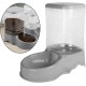 Fenteer Automatic Cat Feeder for Dogs, Pet Feeder, Water Drinking Bowl for Medium Puppy Kittens - Blue Automatic Feeder