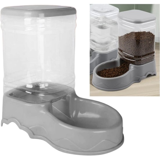 Fenteer Automatic Cat Feeder for Dogs, Pet Feeder, Water Drinking Bowl for Medium Puppy Kittens - Blue Automatic Feeder Fenteer Automatic Cat Feeder for Dogs, Pet Feeder, Water Drinking Bowl for Medium Puppy Kittens - Blue Automatic Feeder