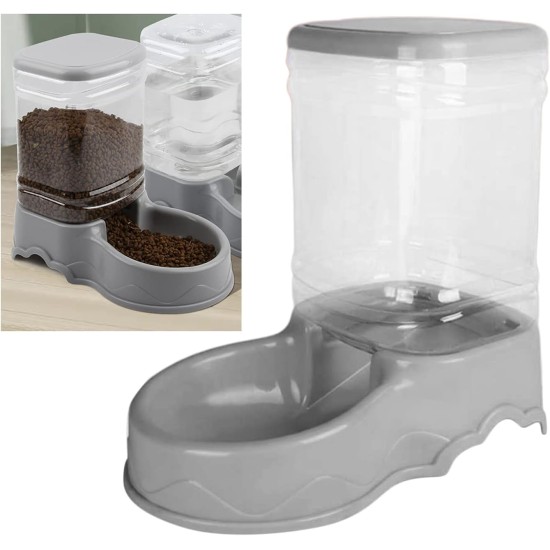 Fenteer Automatic Cat Feeder for Dogs, Pet Feeder, Water Drinking Bowl for Medium Puppy Kittens - Blue Automatic Feeder Fenteer Automatic Cat Feeder for Dogs, Pet Feeder, Water Drinking Bowl for Medium Puppy Kittens - Blue Automatic Feeder