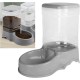 Fenteer Automatic Cat Feeder for Dogs, Pet Feeder, Water Drinking Bowl for Medium Puppy Kittens - Blue Automatic Feeder