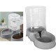 Fenteer Automatic Cat Feeder for Dogs, Pet Feeder, Water Drinking Bowl for Medium Puppy Kittens - Blue Automatic Feeder