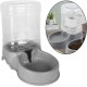 Fenteer Automatic Cat Feeder for Dogs, Pet Feeder, Water Drinking Bowl for Medium Puppy Kittens - Blue Automatic Feeder