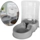 Fenteer Automatic Cat Feeder for Dogs, Pet Feeder, Water Drinking Bowl for Medium Puppy Kittens - Blue Automatic Feeder
