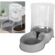 Fenteer Automatic Cat Feeder for Dogs, Pet Feeder, Water Drinking Bowl for Medium Puppy Kittens - Blue Automatic Feeder