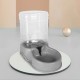 Fenteer Automatic Cat Feeder for Dogs, Pet Feeder, Water Drinking Bowl for Medium Puppy Kittens - Blue Automatic Feeder