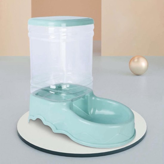 Fenteer Automatic Cat Feeder for Dogs, Pet Feeder, Water Drinking Bowl for Medium Puppy Kittens - Blue Automatic Feeder Fenteer Automatic Cat Feeder for Dogs, Pet Feeder, Water Drinking Bowl for Medium Puppy Kittens - Blue Automatic Feeder