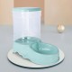 Fenteer Automatic Cat Feeder for Dogs, Pet Feeder, Water Drinking Bowl for Medium Puppy Kittens - Blue Automatic Feeder