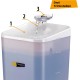 Ferplast ARES Cat Drinking Fountain with LED, 2 L Capacity, Three-Stage Filter, Power Supply Included Ferplast ARES Cat Drinking Fountain with LED, 2 L Capacity, Three-Stage Filter, Power Supply Included