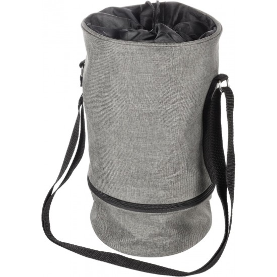 Flamingo Feeding Container Top Blue 2.6 L - 13 x 13 x 23.5 cm - PVC Viewing Window - Top Opening with Drawstring and Adjustable Shoulder Strap Flamingo Feeding Container Top Blue 2.6 L - 13 x 13 x 23.5 cm - PVC Viewing Window - Top Opening with Drawstring and Adjustable Shoulder Strap