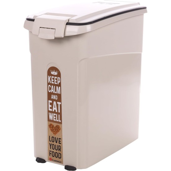 Flamingo Kody Feeding Bin Beige 54 L Flamingo Kody Feeding Bin Beige 54 L