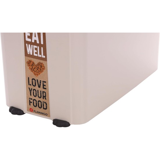 Flamingo Kody Feeding Bin Beige 54 L Flamingo Kody Feeding Bin Beige 54 L