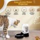 Flexzion Pet Water Dispenser Station, Beige (3/8 Gallon), Automatic Gravity Watering Refill, Drinking Fountain, Bottle, Bowl, Bowl, Portable Stand for Small Dogs Flexzion Pet Water Dispenser Station, Beige (3/8 Gallon), Automatic Gravity Watering Refill, Drinking Fountain, Bottle, Bowl, Bowl, Portable Stand for Small Dogs