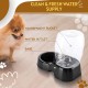 Flexzion Pet Water Dispenser Station, Beige (3/8 Gallon), Automatic Gravity Watering Refill, Drinking Fountain, Bottle, Bowl, Bowl, Portable Stand for Small Dogs Flexzion Pet Water Dispenser Station, Beige (3/8 Gallon), Automatic Gravity Watering Refill, Drinking Fountain, Bottle, Bowl, Bowl, Portable Stand for Small Dogs