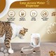 Flexzion Pet Water Dispenser Station, Beige (3/8 Gallon), Automatic Gravity Watering Refill, Drinking Fountain, Bottle, Bowl, Bowl, Portable Stand for Small Dogs Flexzion Pet Water Dispenser Station, Beige (3/8 Gallon), Automatic Gravity Watering Refill, Drinking Fountain, Bottle, Bowl, Bowl, Portable Stand for Small Dogs