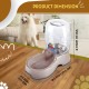 Flexzion Pet Water Dispenser Station, Beige (3/8 Gallon), Automatic Gravity Watering Refill, Drinking Fountain, Bottle, Bowl, Bowl, Portable Stand for Small Dogs Flexzion Pet Water Dispenser Station, Beige (3/8 Gallon), Automatic Gravity Watering Refill, Drinking Fountain, Bottle, Bowl, Bowl, Portable Stand for Small Dogs
