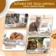 Flexzion Pet Water Dispenser Station, Beige (3/8 Gallon), Automatic Gravity Watering Refill, Drinking Fountain, Bottle, Bowl, Bowl, Portable Stand for Small Dogs Flexzion Pet Water Dispenser Station, Beige (3/8 Gallon), Automatic Gravity Watering Refill, Drinking Fountain, Bottle, Bowl, Bowl, Portable Stand for Small Dogs