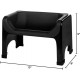 Fluff Trough XL Set Elevated Dog Bowl for Healthy Posture and Digestion, Minimises Neck Strain, Ideal for Flat Pets, Veterinarians Recommended, Dishwasher Safe (Black) Fluff Trough XL Set Elevated Dog Bowl for Healthy Posture and Digestion, Minimises Neck Strain, Ideal for Flat Pets, Veterinarians Recommended, Dishwasher Safe (Black)