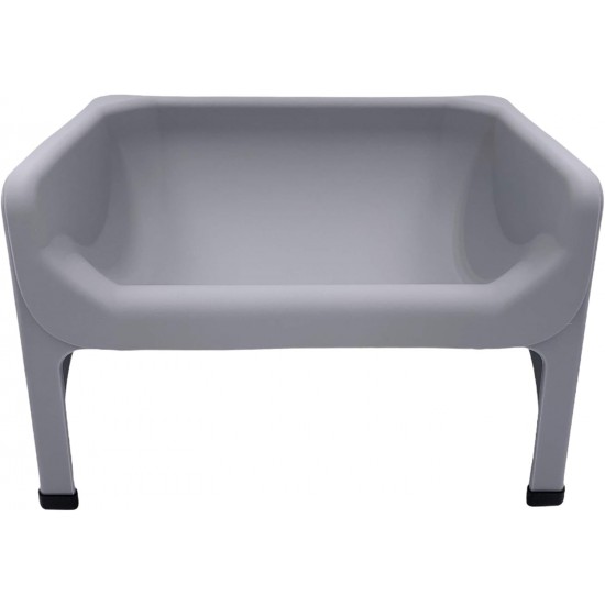 Fluff Trough XL Set Elevated Dog Bowl for Healthy Posture and Digestion, Minimises Neck Strain, Ideal for Flat Pets, Veterinarians Recommended, Dishwasher Safe (Black) Fluff Trough XL Set Elevated Dog Bowl for Healthy Posture and Digestion, Minimises Neck Strain, Ideal for Flat Pets, Veterinarians Recommended, Dishwasher Safe (Black)