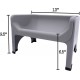 Fluff Trough XL Set Elevated Dog Bowl for Healthy Posture and Digestion, Minimises Neck Strain, Ideal for Flat Pets, Veterinarians Recommended, Dishwasher Safe (Black) Fluff Trough XL Set Elevated Dog Bowl for Healthy Posture and Digestion, Minimises Neck Strain, Ideal for Flat Pets, Veterinarians Recommended, Dishwasher Safe (Black)