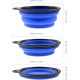 Foldable silicone dog bowl in green (BPA-free), travel bowl for dogs and cats with carabiner - 350 ml Foldable silicone dog bowl in green (BPA-free), travel bowl for dogs and cats with carabiner - 350 ml