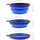 Foldable silicone dog bowl in green (BPA-free), travel bowl for dogs and cats with carabiner - 350 ml Foldable silicone dog bowl in green (BPA-free), travel bowl for dogs and cats with carabiner - 350 ml