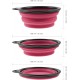 Foldable silicone dog bowl in green (BPA-free), travel bowl for dogs and cats with carabiner - 350 ml Foldable silicone dog bowl in green (BPA-free), travel bowl for dogs and cats with carabiner - 350 ml
