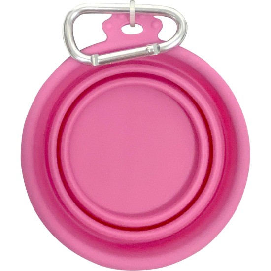 FouFou Dog 60212 Collapsible Bowls Dog and Cat Bowl S Pink FouFou Dog 60212 Collapsible Bowls Dog and Cat Bowl S Pink