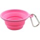 FouFou Dog 60212 Collapsible Bowls Dog and Cat Bowl S Pink FouFou Dog 60212 Collapsible Bowls Dog and Cat Bowl S Pink