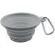 FouFou Dog 60221 Collapsible Bowls Xs Grey Dog and Cat Bowl FouFou Dog 60221 Collapsible Bowls Xs Grey Dog and Cat Bowl