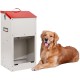 Galvanised Automatic Dog Feeder for Large Dogs, 11 kg Outdoor Pets Feeder Gravity Feeder Galvanised Automatic Dog Feeder for Large Dogs, 11 kg Outdoor Pets Feeder Gravity Feeder