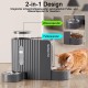 Gardner Pet Automatic Feeder for Cats/Dogs, 2 Bowls (6 L x 2), Automatic Cat Feeder and Water Dispenser Dog with Stainless Steel Bowl, No Electricity, BPA-Free, Gravity Cat Food, Automatic Black Gardner Pet Automatic Feeder for Cats/Dogs, 2 Bowls (6 L x 2), Automatic Cat Feeder and Water Dispenser Dog with Stainless Steel Bowl, No Electricity, BPA-Free, Gravity Cat Food, Automatic Black