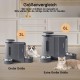 Gardner Pet Automatic Feeder for Cats/Dogs, 2 Bowls (6 L x 2), Automatic Cat Feeder and Water Dispenser Dog with Stainless Steel Bowl, No Electricity, BPA-Free, Gravity Cat Food, Automatic Black Gardner Pet Automatic Feeder for Cats/Dogs, 2 Bowls (6 L x 2), Automatic Cat Feeder and Water Dispenser Dog with Stainless Steel Bowl, No Electricity, BPA-Free, Gravity Cat Food, Automatic Black