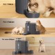 Gardner Pet Automatic Feeder for Cats/Dogs, 2 Bowls (6 L x 2), Automatic Cat Feeder and Water Dispenser Dog with Stainless Steel Bowl, No Electricity, BPA-Free, Gravity Cat Food, Automatic Black Gardner Pet Automatic Feeder for Cats/Dogs, 2 Bowls (6 L x 2), Automatic Cat Feeder and Water Dispenser Dog with Stainless Steel Bowl, No Electricity, BPA-Free, Gravity Cat Food, Automatic Black