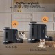 Gardner Pet Automatic Feeder for Cats/Dogs, 2 Bowls (6 L x 2), Automatic Cat Feeder and Water Dispenser Dog with Stainless Steel Bowl, No Electricity, BPA-Free, Gravity Cat Food, Automatic Black Gardner Pet Automatic Feeder for Cats/Dogs, 2 Bowls (6 L x 2), Automatic Cat Feeder and Water Dispenser Dog with Stainless Steel Bowl, No Electricity, BPA-Free, Gravity Cat Food, Automatic Black